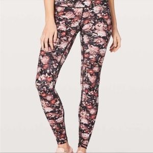 Lululemon Wunder Under Hi-Rise Tight Nulux Floral Peony Multi